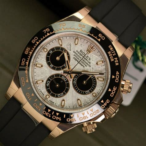 rolex meteorite daytona on wrist|Rolex daytona meteorite price.